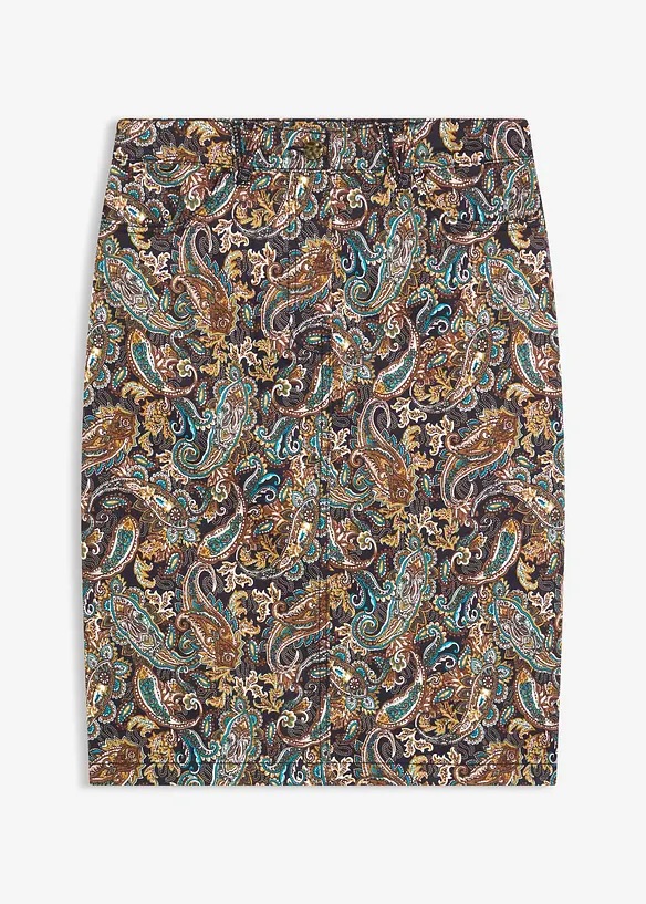 Jupe extensible en coton majoritaire, bonprix