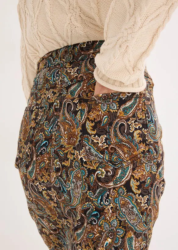 Jupe extensible en coton majoritaire, bonprix