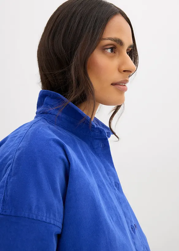 Chemisier en velours côtelé, bonprix