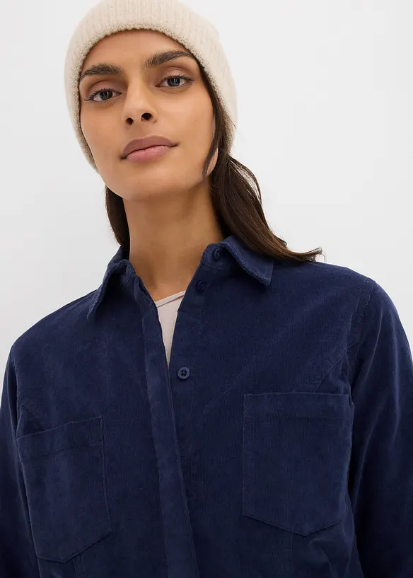 Robe près du corps en velours côtelé, bonprix