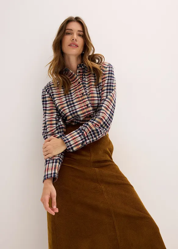 Jupe en velours côtelé, bonprix