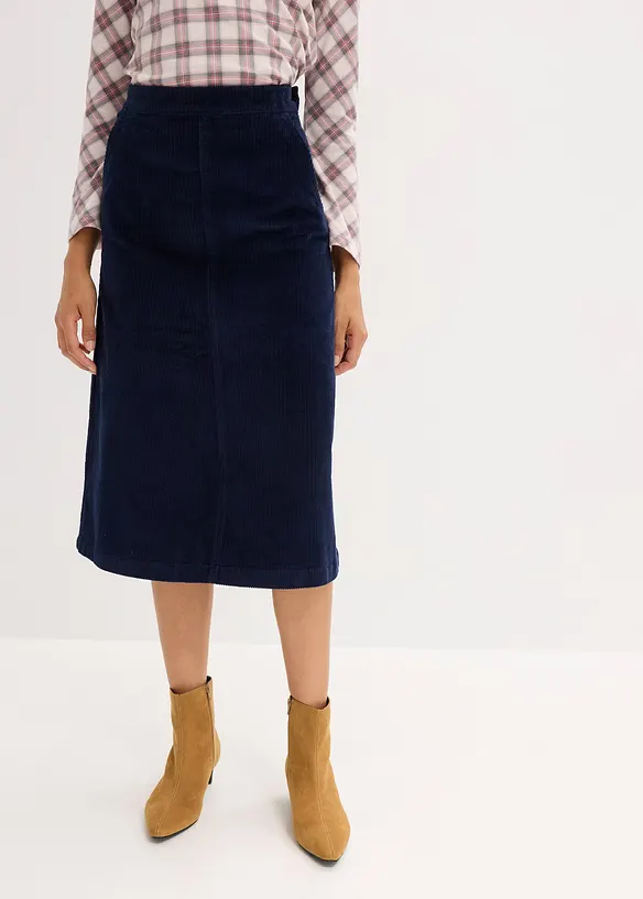 Jupe en velours côtelé, bonprix