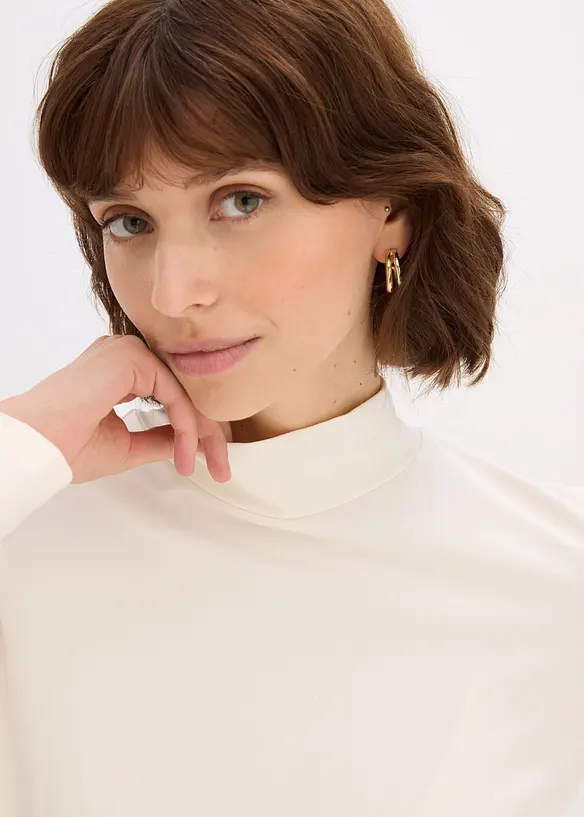 T-shirt manches longues ajusté, bonprix