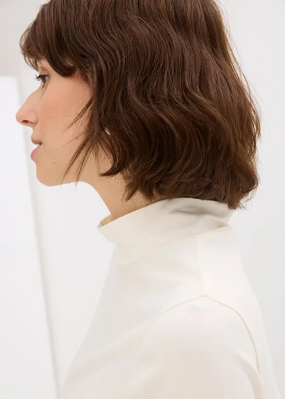 T-shirt manches longues ajusté, bonprix