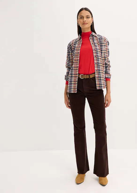 T-shirt manches longues ajusté, bonprix