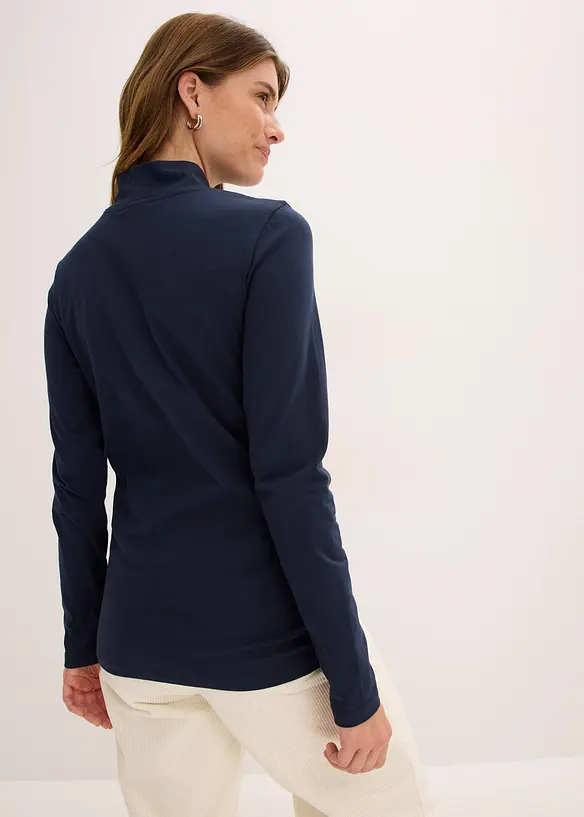 T-shirt manches longues ajusté, bonprix