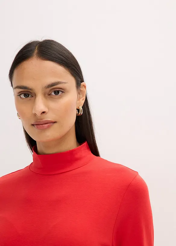 T-shirt manches longues ajusté, bonprix