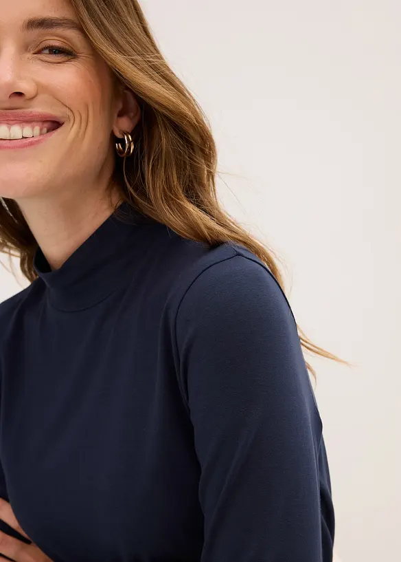 T-shirt manches longues ajusté, bonprix