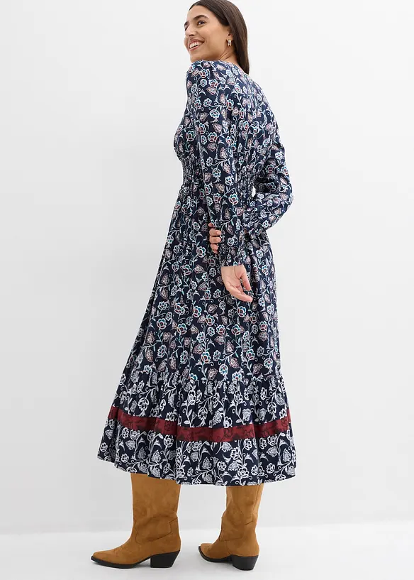 Robe longue en viscose fluide, bonprix