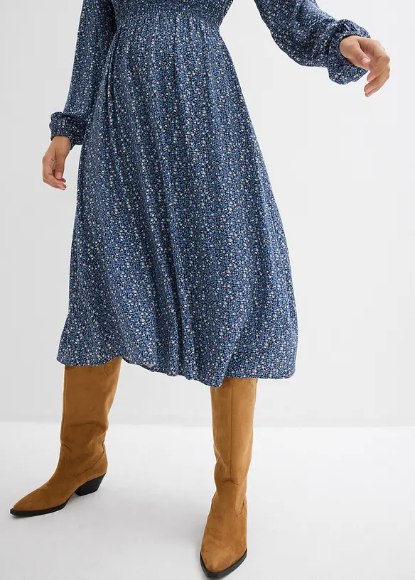 Robe midi en viscose fluide, bonprix