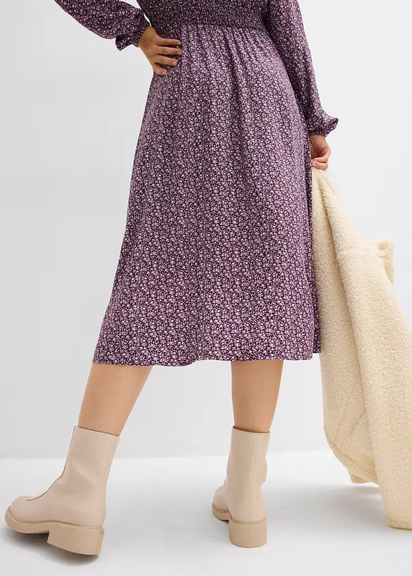 Robe midi en viscose fluide, bonprix