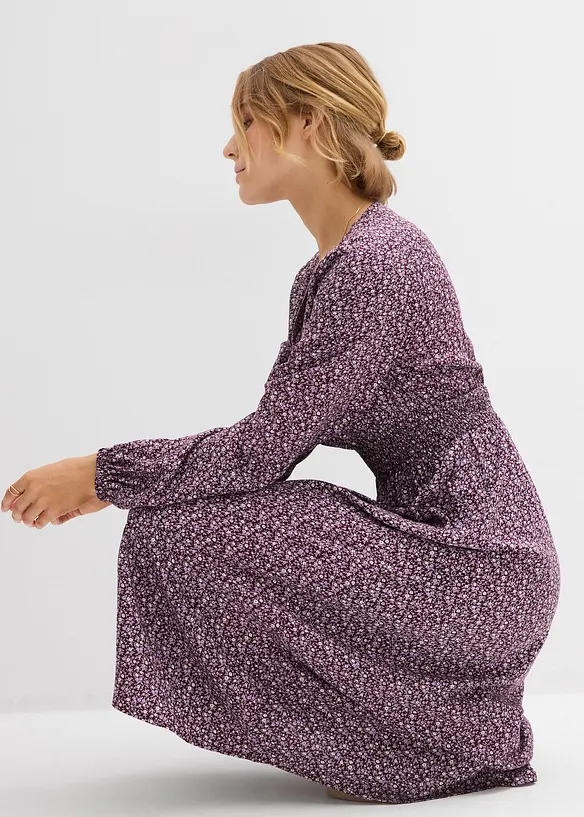 Robe midi en viscose fluide, bonprix