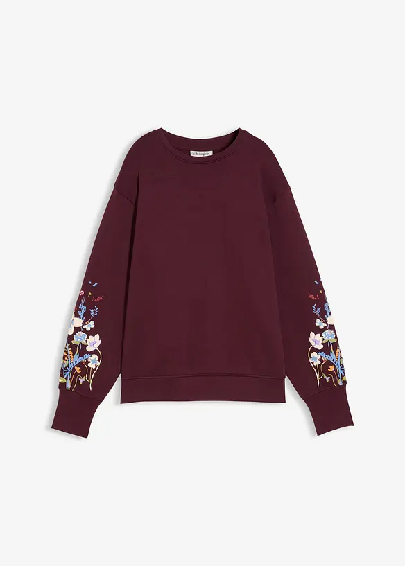 Sweat en coton mélangé, bonprix