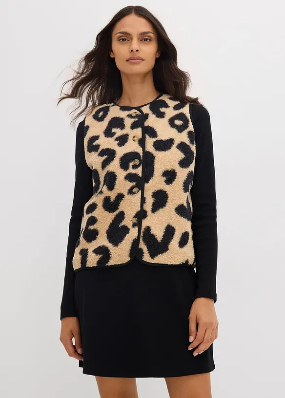 Gilet sans manches en sherpa, bonprix