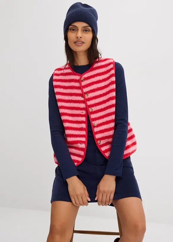 Gilet sans manches en sherpa, bonprix