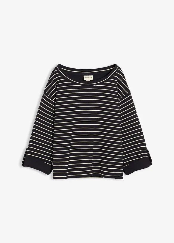 Sweat oversize 100% coton, bonprix