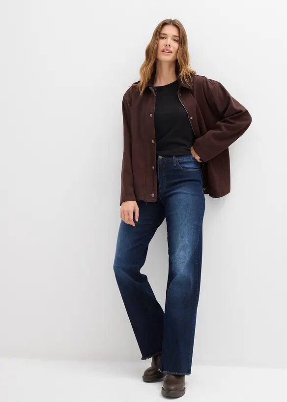 T-shirt thermique côtelé, bonprix