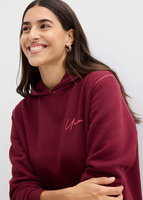 Robe sweat en coton mélangé, bonprix