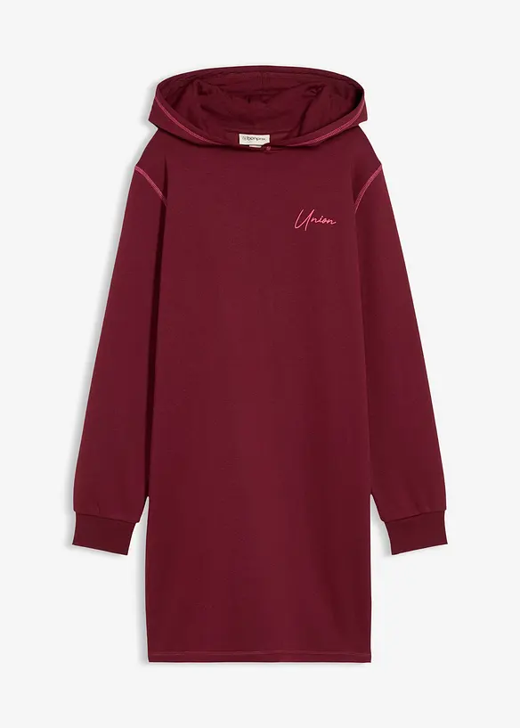Robe sweat en coton mélangé, bonprix