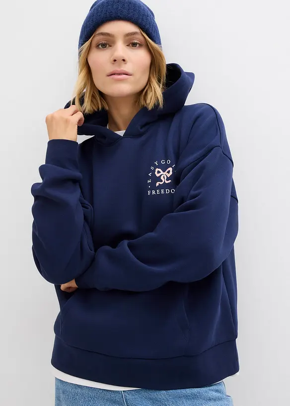 Sweat oversize en coton mélangé, bonprix