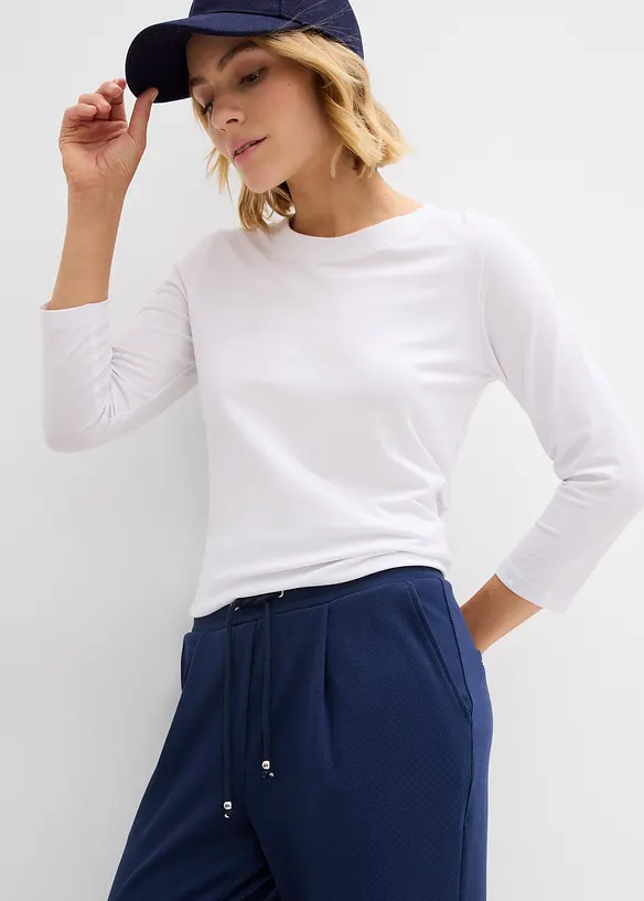 Pantalon jogger en viscose fluide, bonprix