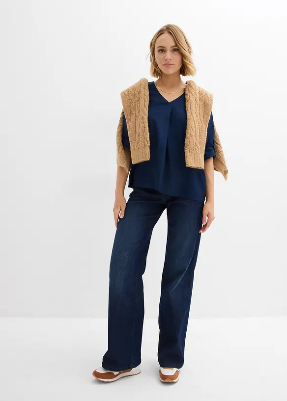 Blouse ample en viscose fluide, bonprix