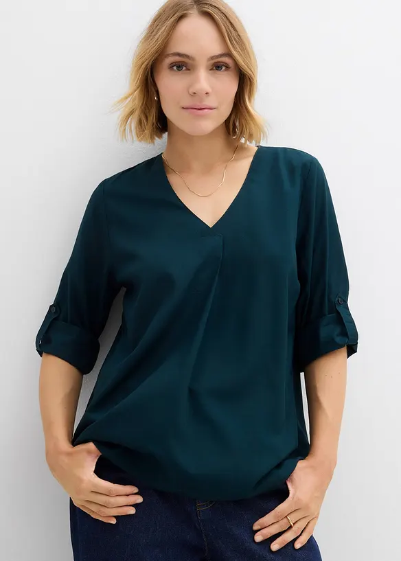 Blouse ample en viscose fluide, bonprix