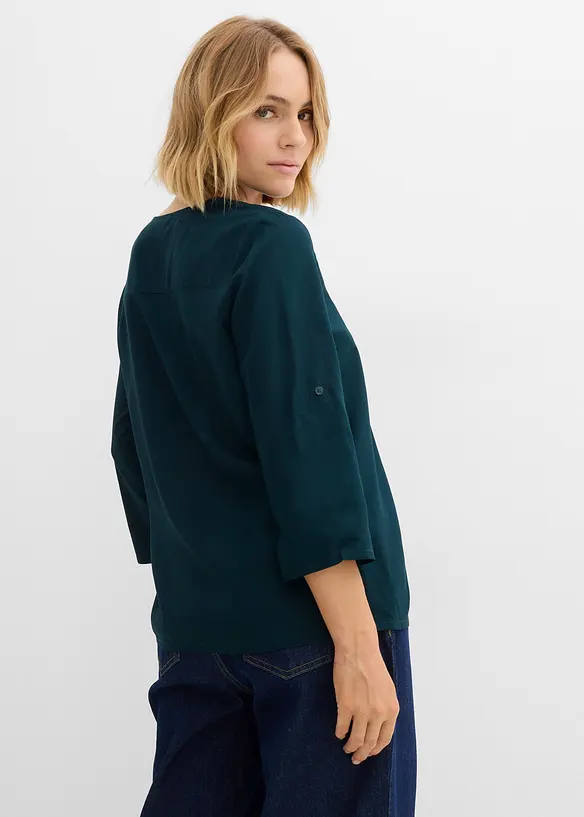 Blouse ample en viscose fluide, bonprix