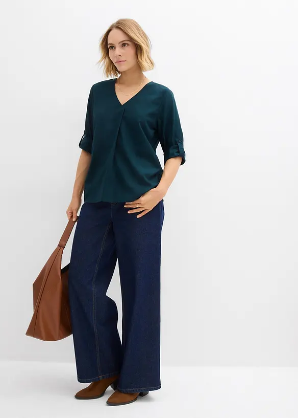Blouse ample en viscose fluide, bonprix