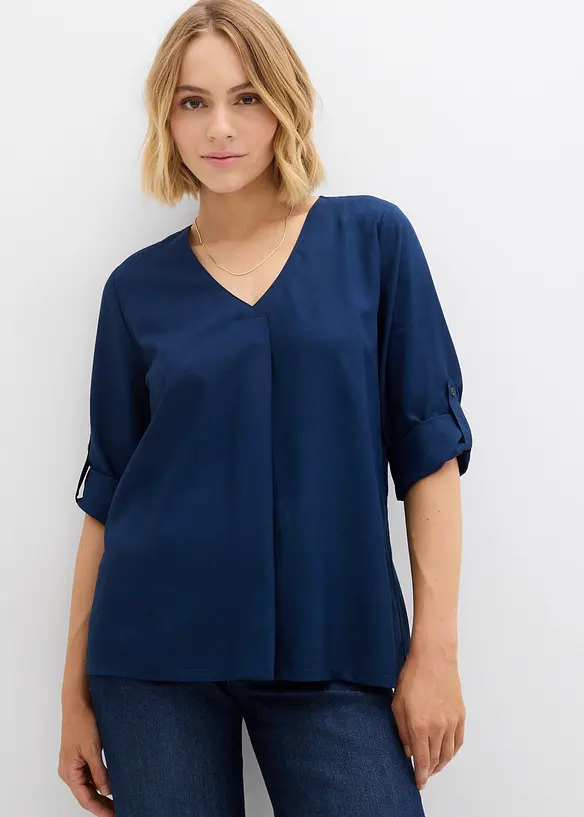 Blouse ample en viscose fluide, bonprix
