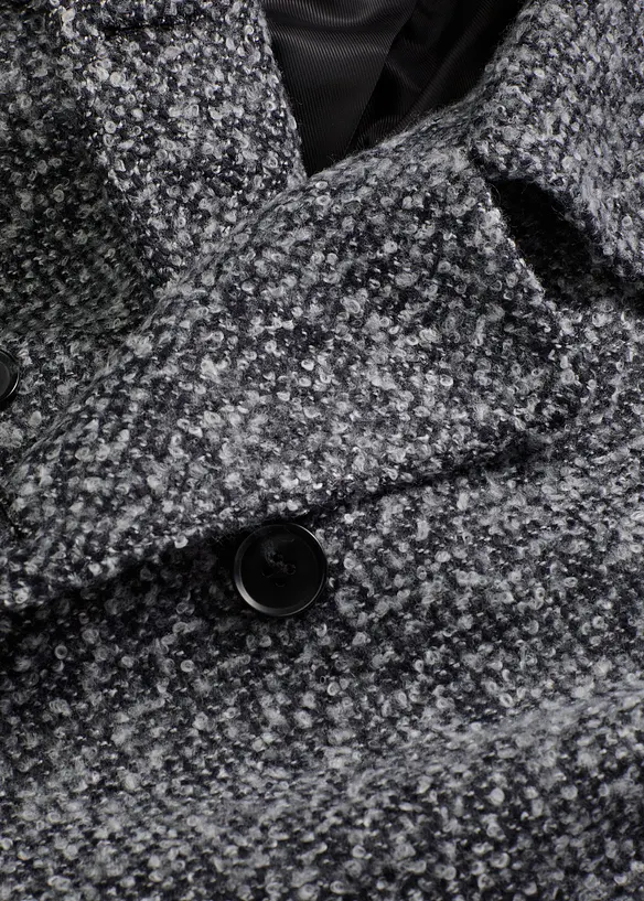 Manteau court aspect chiné, bonprix