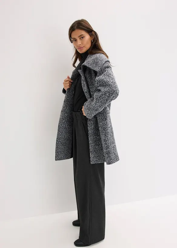 Manteau court aspect chiné, bonprix