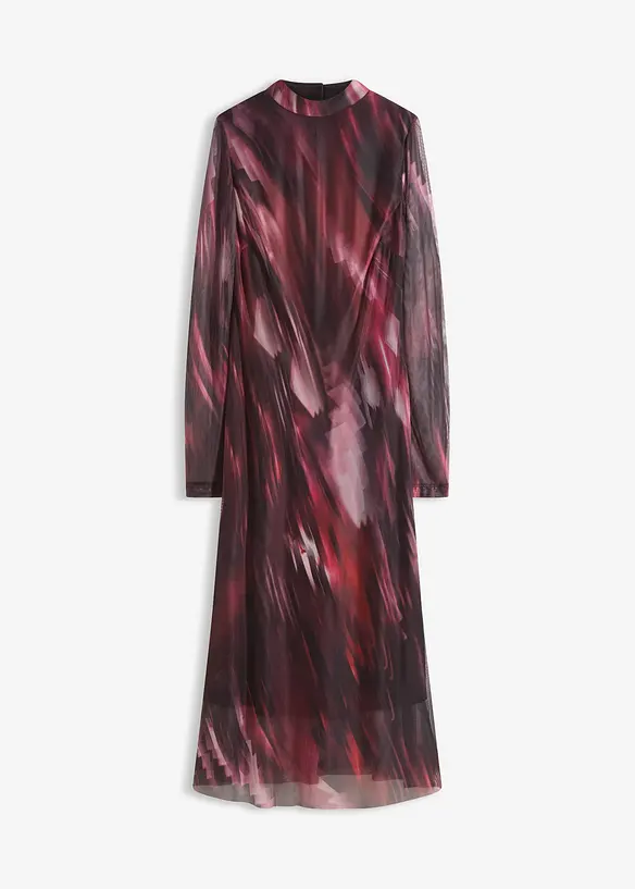 Robe midi en mesh doux, bonprix