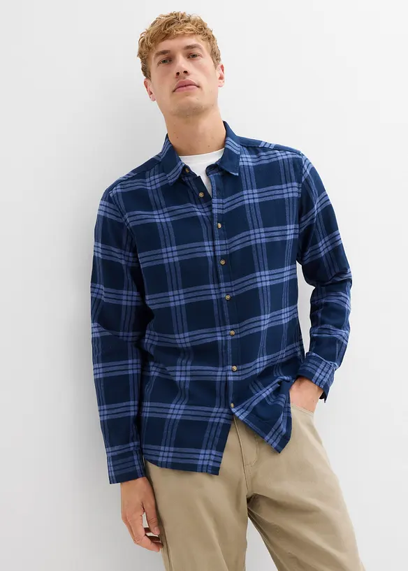 Chemise en flanelle 100% coton, bonprix