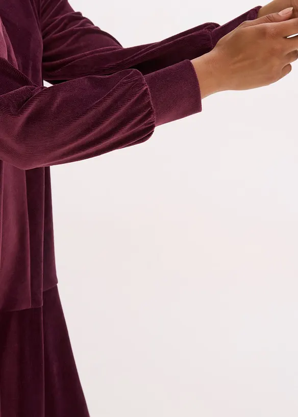 Robe courte en velours côtelé, bonprix