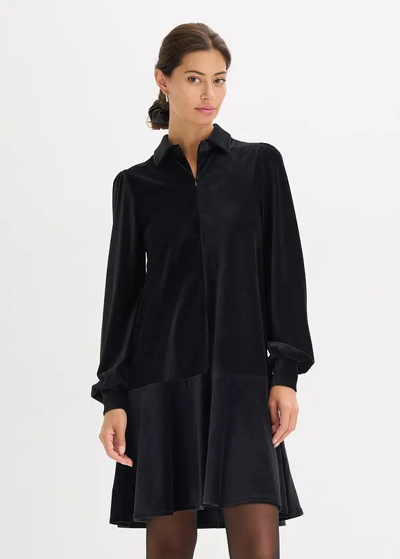 Robe courte en velours côtelé, bonprix