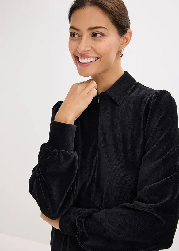 Robe courte en velours côtelé, bonprix