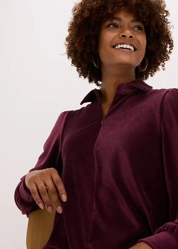 Robe courte en velours côtelé, bonprix