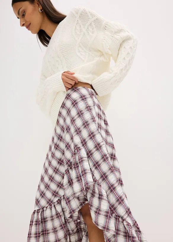 Jupe longue derrière, bonprix