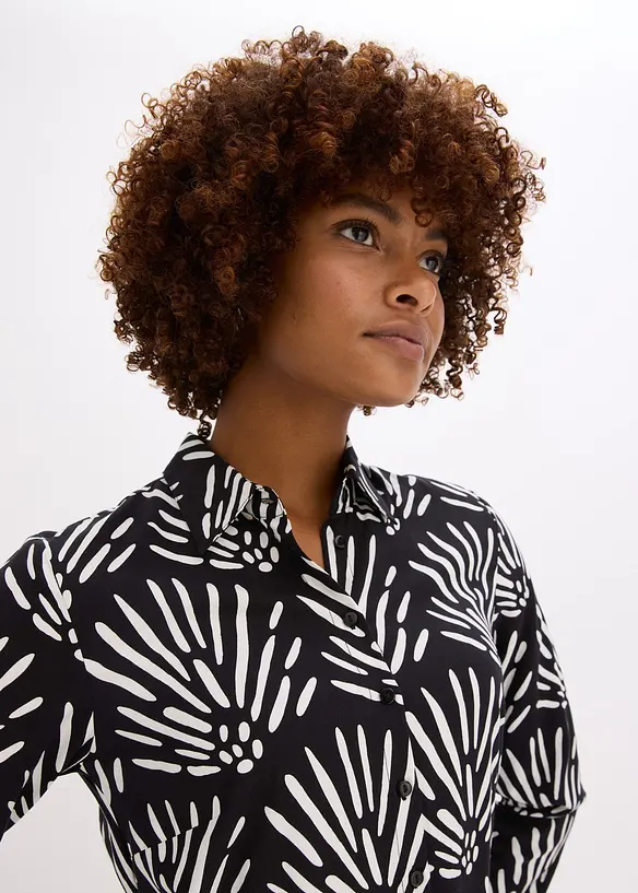 Robe midi en viscose fluide, bonprix