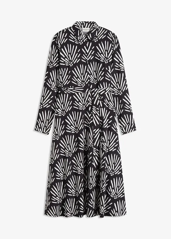 Robe midi en viscose fluide, bonprix