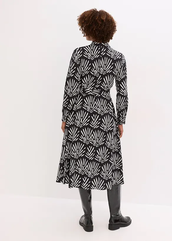 Robe midi en viscose fluide, bonprix