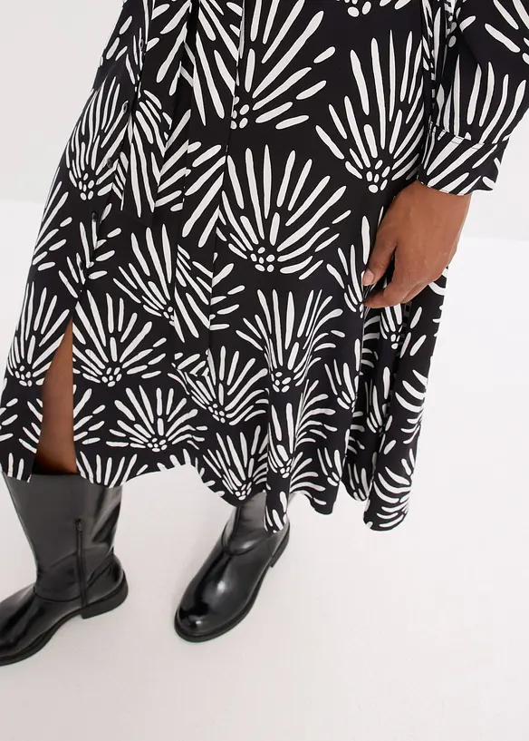 Robe midi en viscose fluide, bonprix