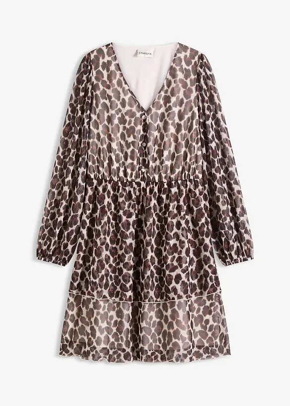 Robe-tunique en mesh doux, bonprix