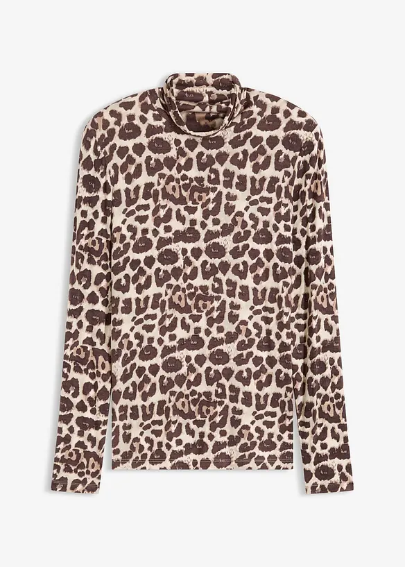 T-shirt manches longues en viscose douce et extensible, bonprix