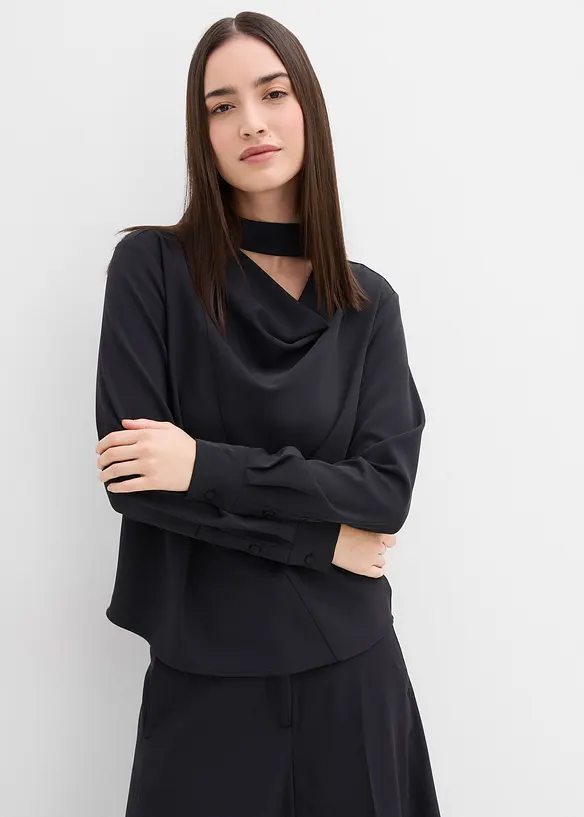 Blouse légèrement brillante, bonprix