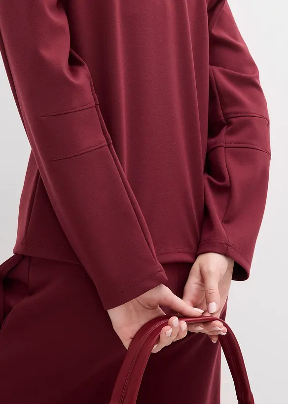 T-shirt manches longues en Punto di Roma, bonprix