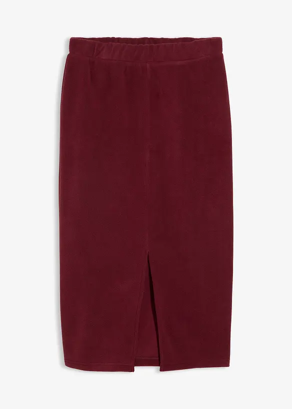 Jupe midi en polaire, bonprix