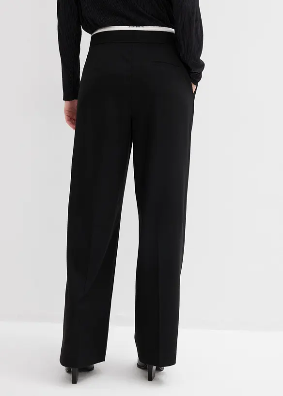 Pantalon large en viscose mélangée, bonprix