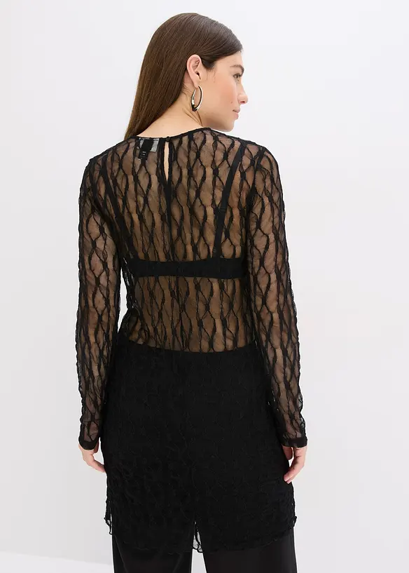 Robe courte en dentelle, bonprix